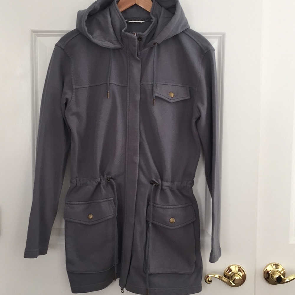 Orvis knit jacket with hood